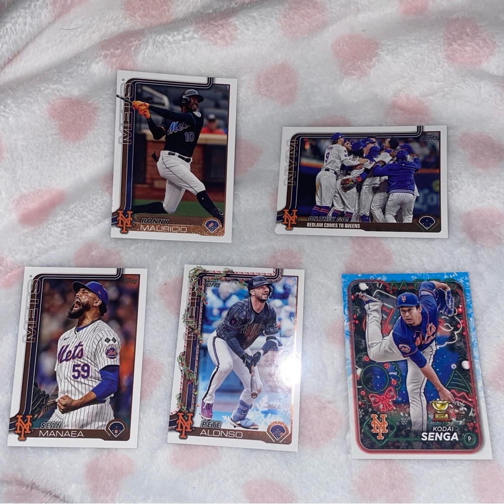 New York Mets baseball cards topps pack